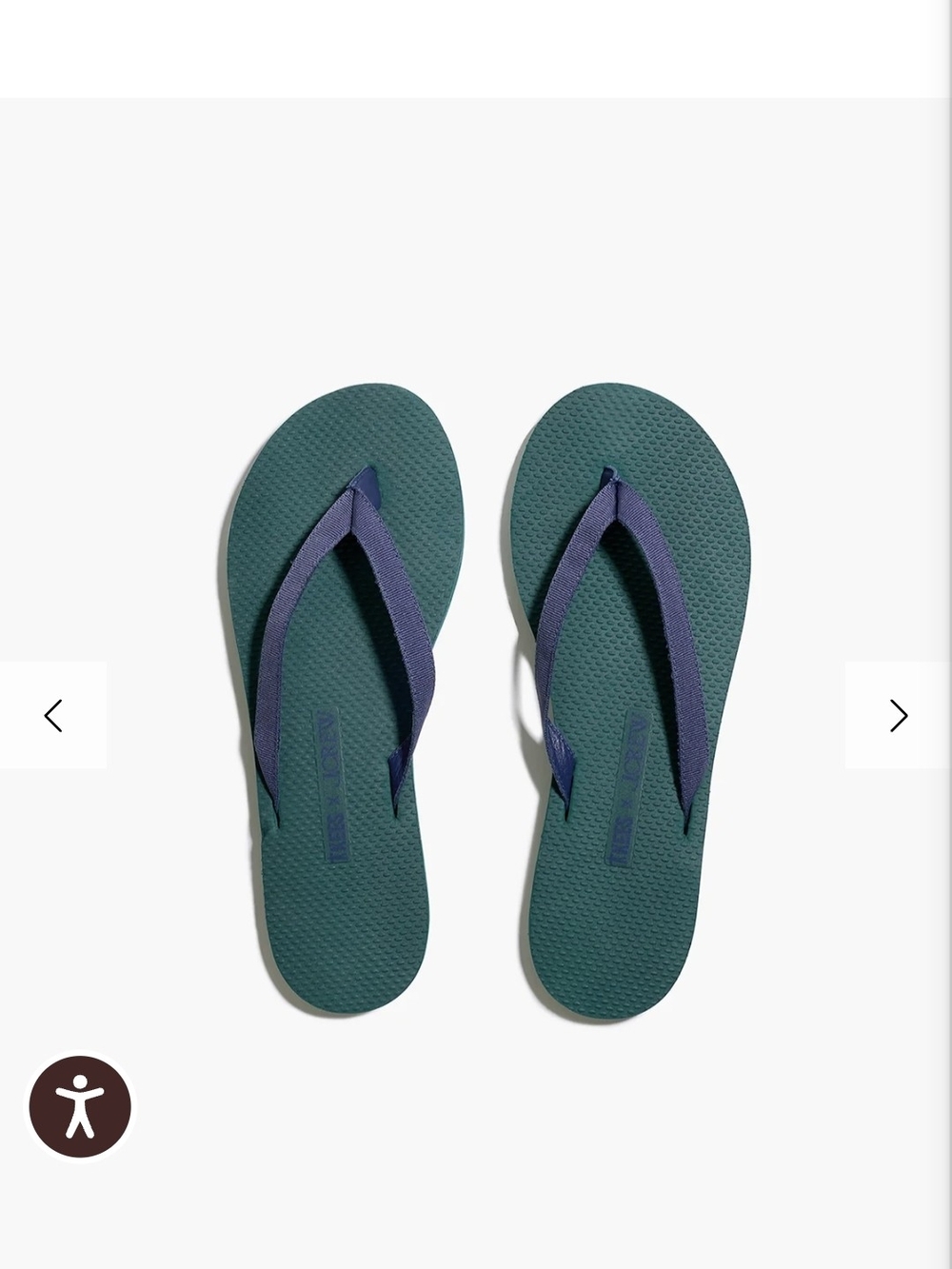 T'kee X JCrew Sandals with Navy Straps